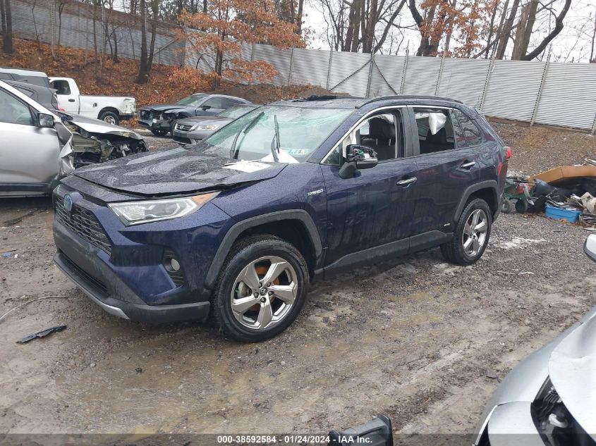 2020 TOYOTA RAV4 LIMITED HYBRID - 2T3DWRFV6LW052045