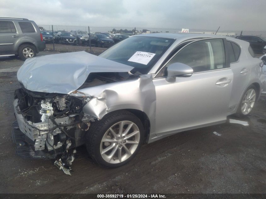 2013 LEXUS CT 200H - JTHKD5BH2D2148690