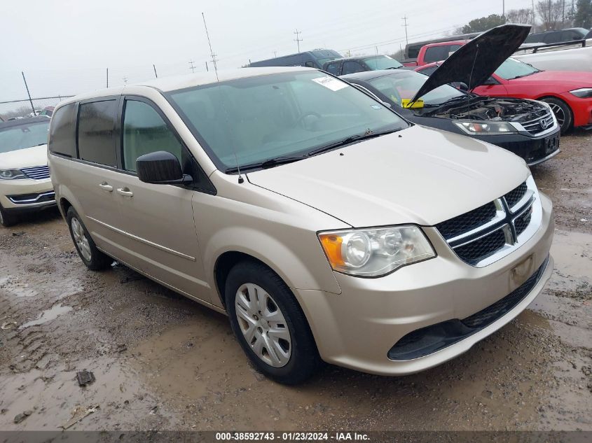 2014 DODGE GRAND CARAVAN AVP/SE - 2C4RDGBG9ER146828