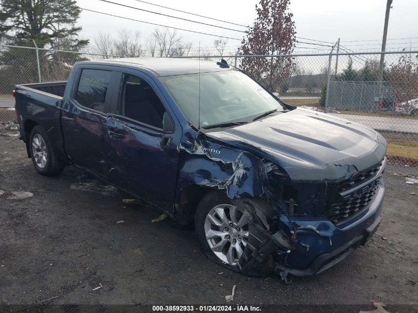 1GCPYBEK2NZ227898 CHEVROLET SILVERADO 1500 LTD 4WD  SHORT BED CUSTOM 2022