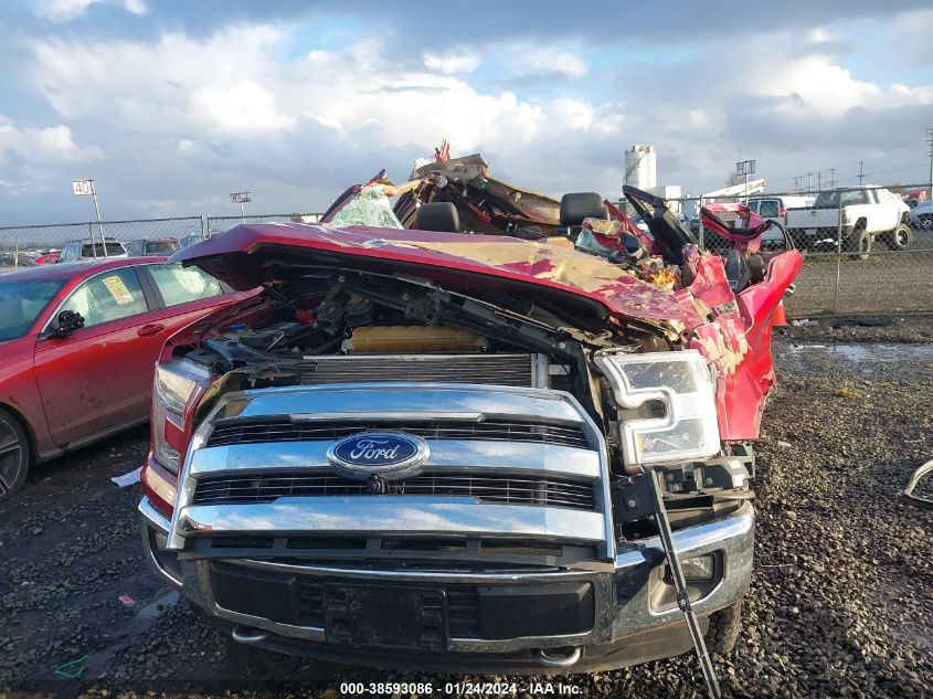 2016 FORD F-150 LARIAT - 1FTFX1EF8GKE26154