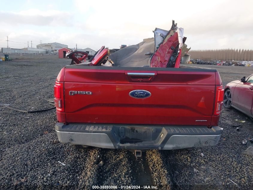 2016 FORD F-150 LARIAT - 1FTFX1EF8GKE26154