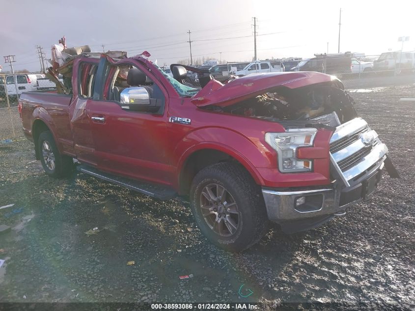 2016 FORD F-150 LARIAT - 1FTFX1EF8GKE26154