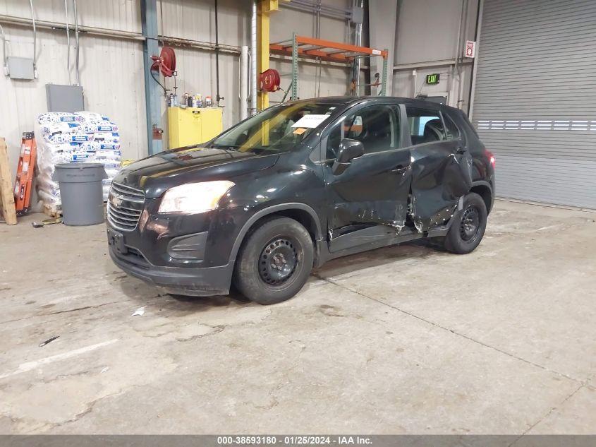 2015 CHEVROLET TRAX 1LS - 3GNCJKSB6FL237759