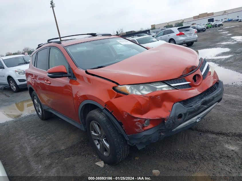 Lot #2539243096 2015 TOYOTA RAV4 XLE salvage car