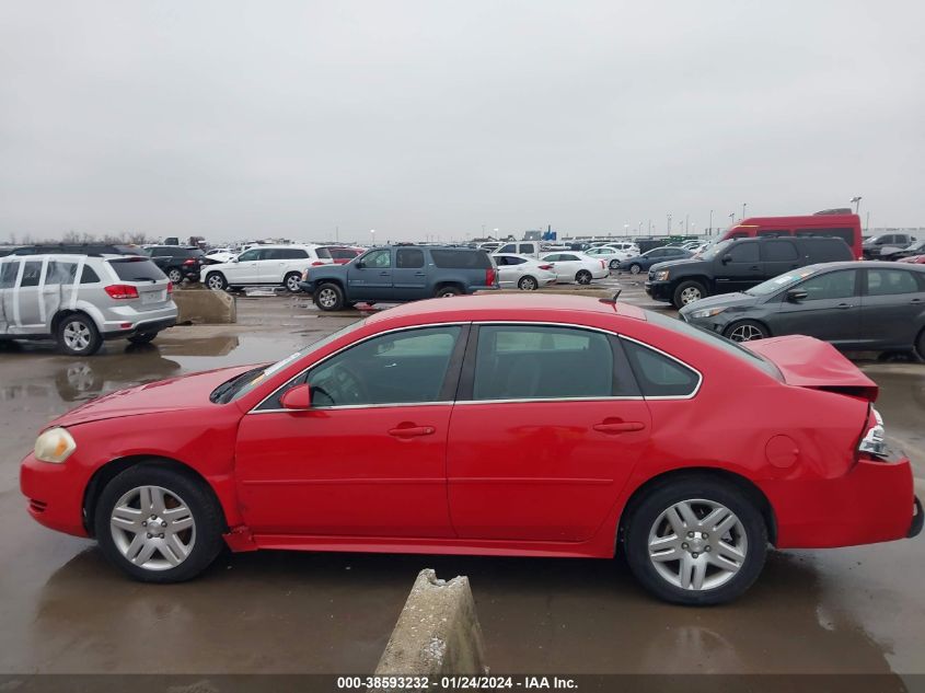 2013 CHEVROLET IMPALA LT - 2G1WG5E35D1220713