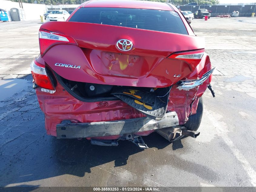 2014 TOYOTA COROLLA LE PLUS - 5YFBURHE6EP107309