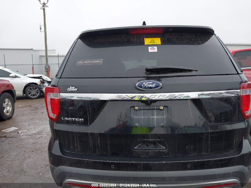 2017 FORD EXPLORER LIMITED - 1FM5K7F88HGD80595