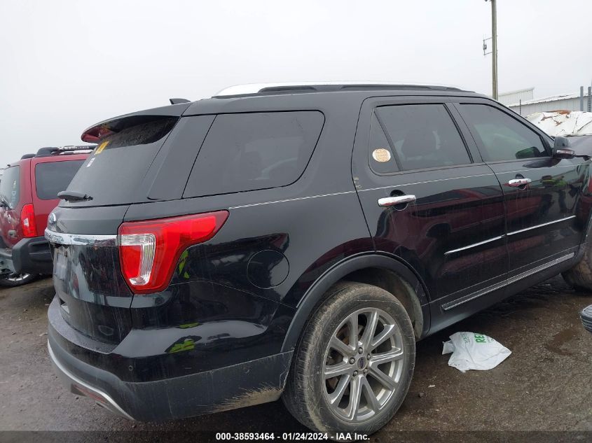 2017 FORD EXPLORER LIMITED - 1FM5K7F88HGD80595