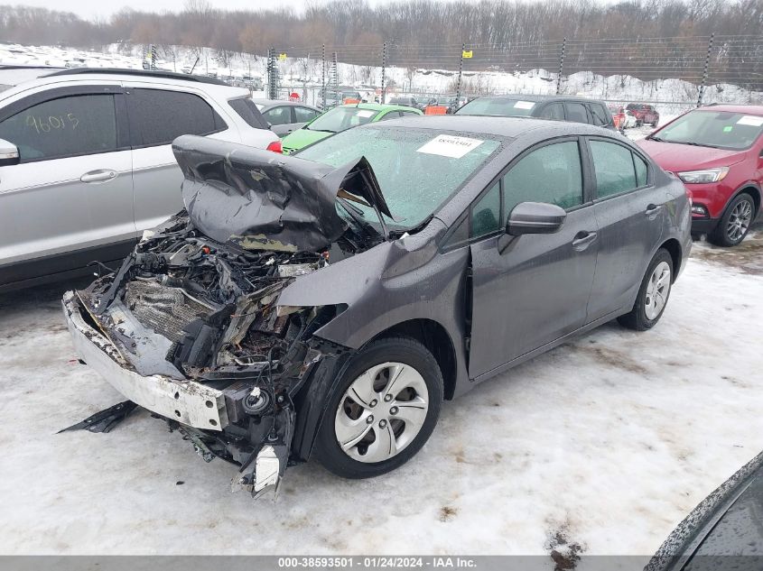 2014 HONDA CIVIC LX - 19XFB2F54EE051549