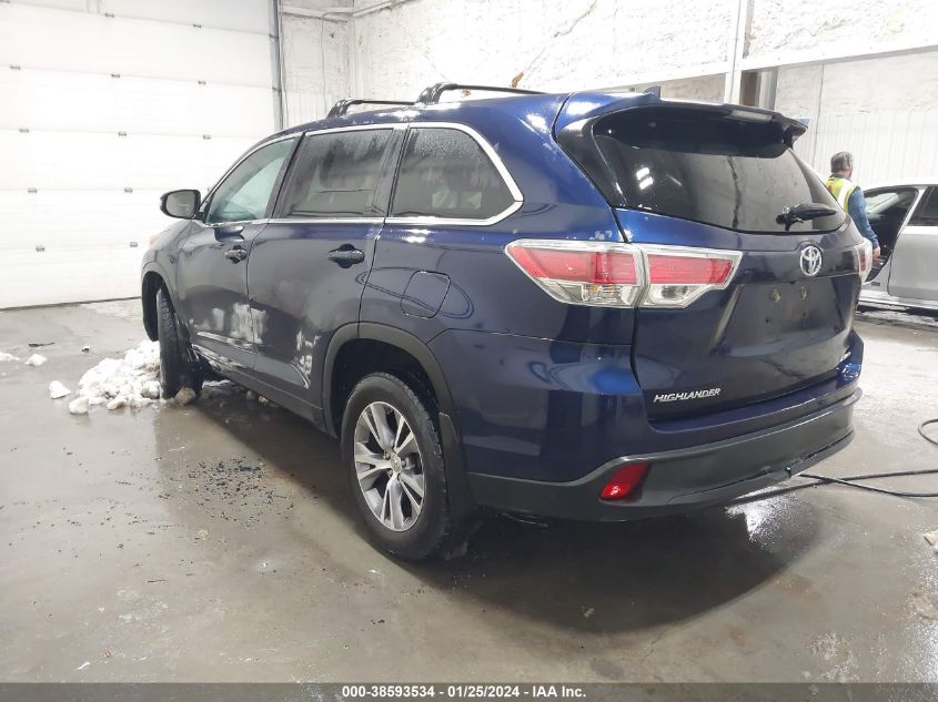 2015 TOYOTA HIGHLANDER LE PLUS V6 - 5TDBKRFHXFS202385