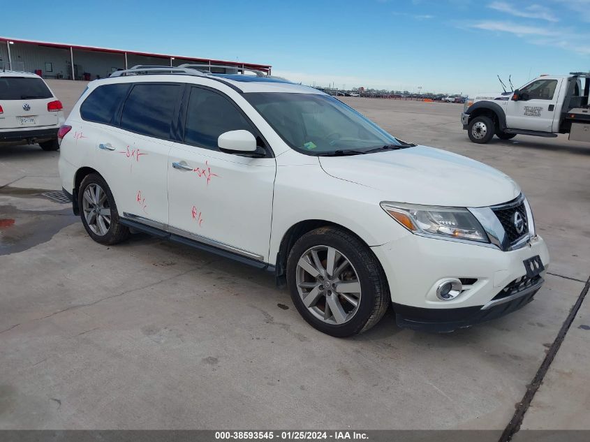 2015 NISSAN PATHFINDER PLATINUM - 5N1AR2MN1FC683938