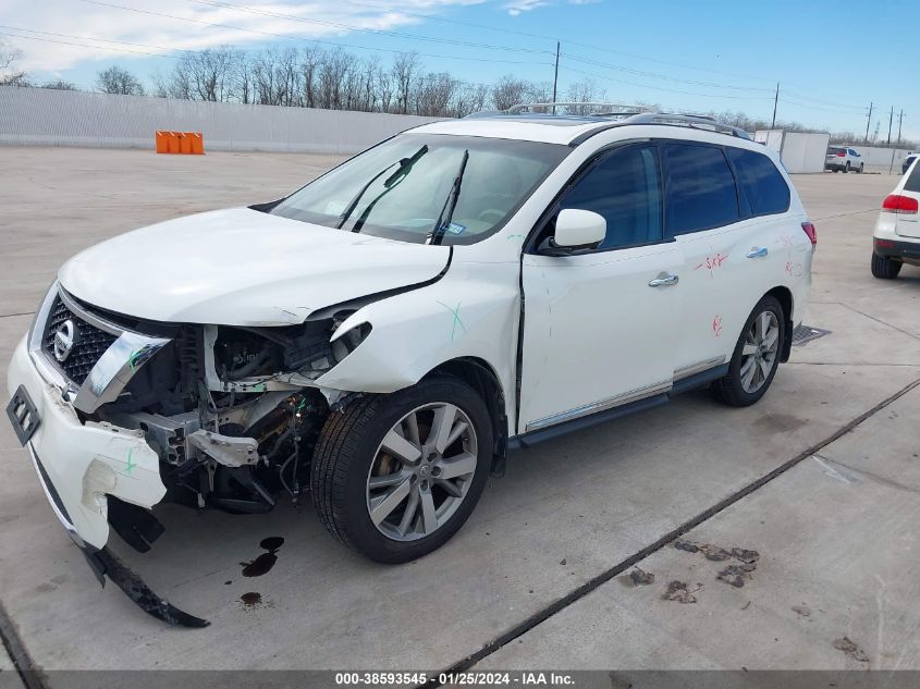 2015 NISSAN PATHFINDER PLATINUM - 5N1AR2MN1FC683938