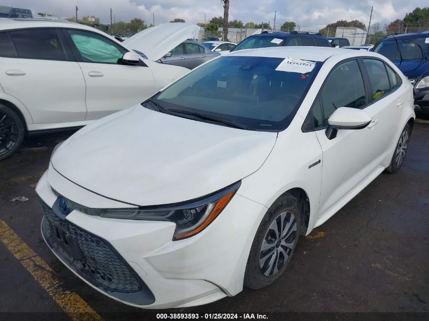 2020 TOYOTA COROLLA HYBRID LE - JTDEBRBEXLJ014001