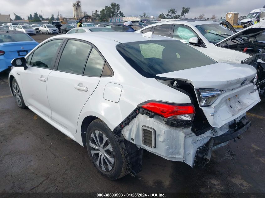 2020 TOYOTA COROLLA HYBRID LE - JTDEBRBEXLJ014001