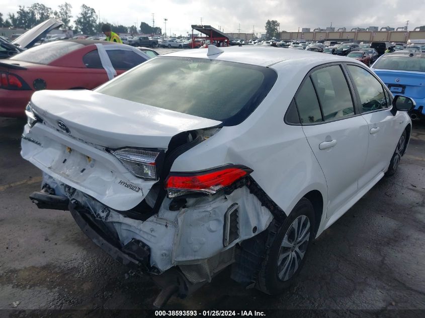 2020 TOYOTA COROLLA HYBRID LE - JTDEBRBEXLJ014001