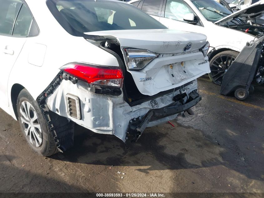 2020 TOYOTA COROLLA HYBRID LE - JTDEBRBEXLJ014001