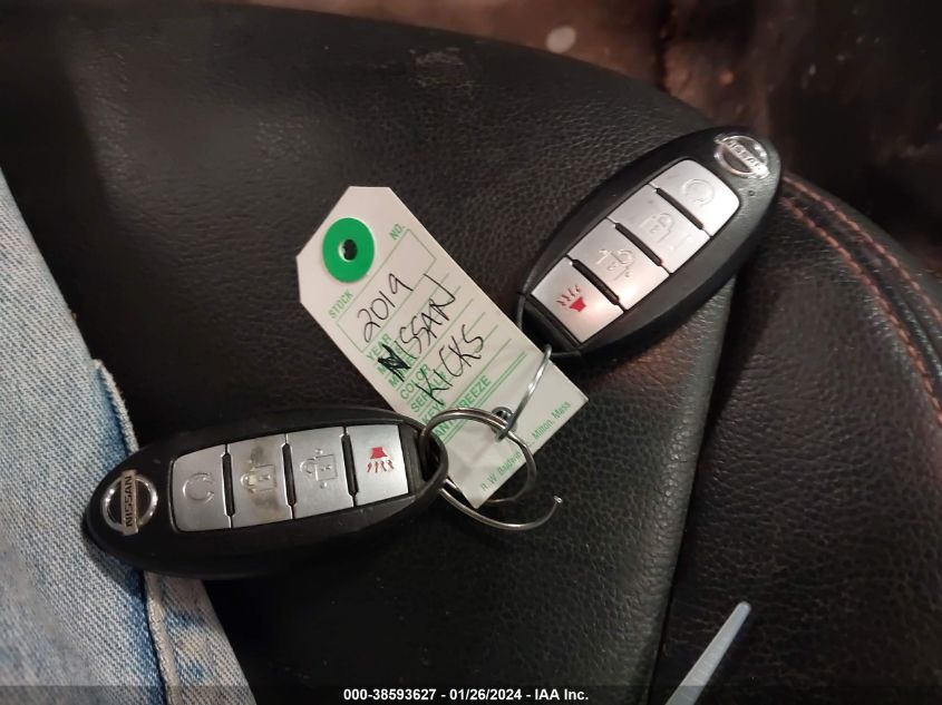 2019 NISSAN KICKS SR - 3N1CP5CU7KL533590