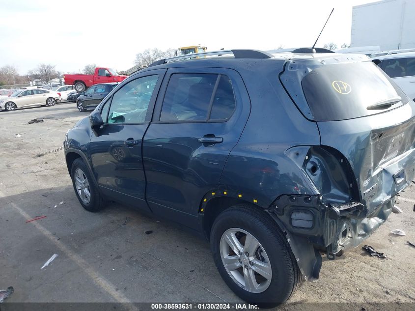 2022 CHEVROLET TRAX AWD LT - KL7CJPSM2NB537111