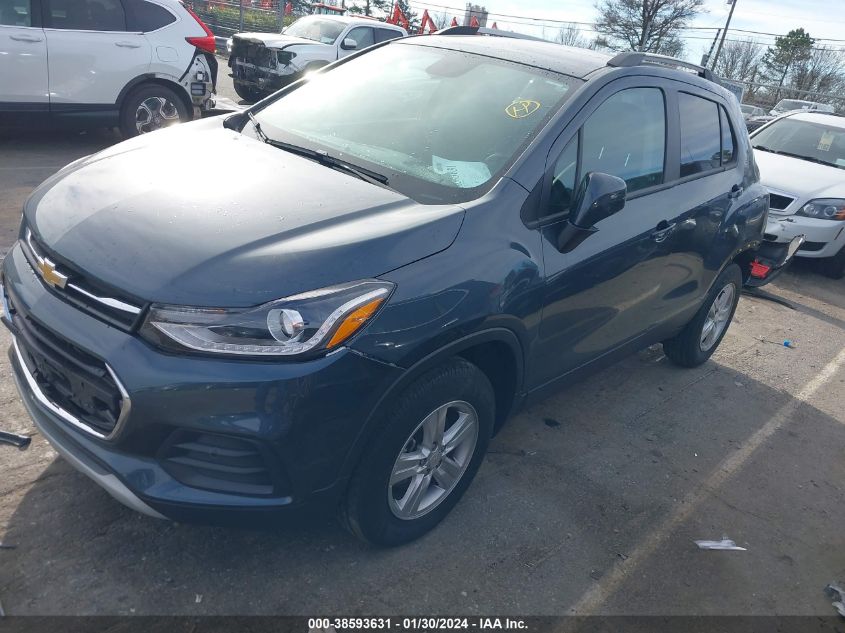 2022 CHEVROLET TRAX AWD LT - KL7CJPSM2NB537111