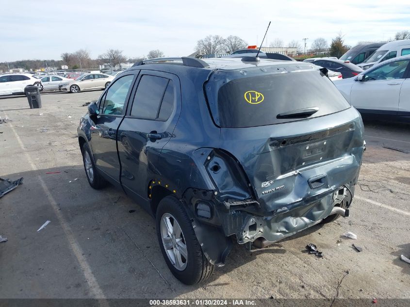 2022 CHEVROLET TRAX AWD LT - KL7CJPSM2NB537111