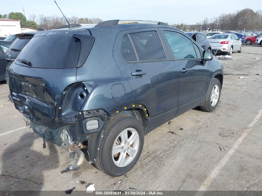 2022 CHEVROLET TRAX AWD LT - KL7CJPSM2NB537111