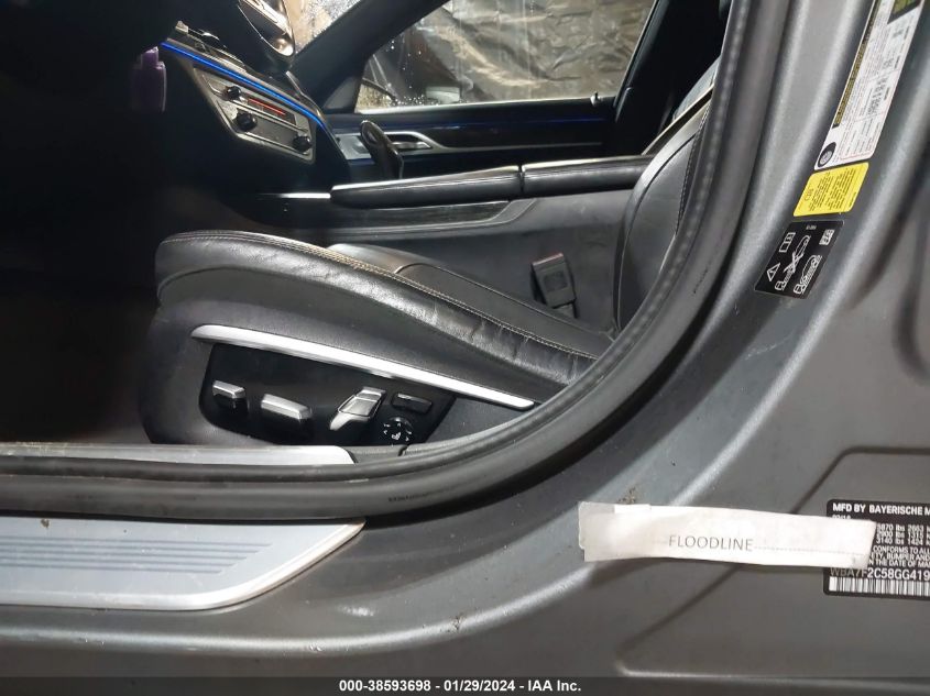 2016 BMW 750I XDRIVE - WBA7F2C58GG419325