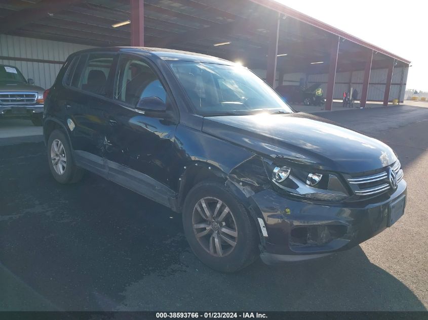 2013 VOLKSWAGEN TIGUAN S - WVGAV3AX0DW612555