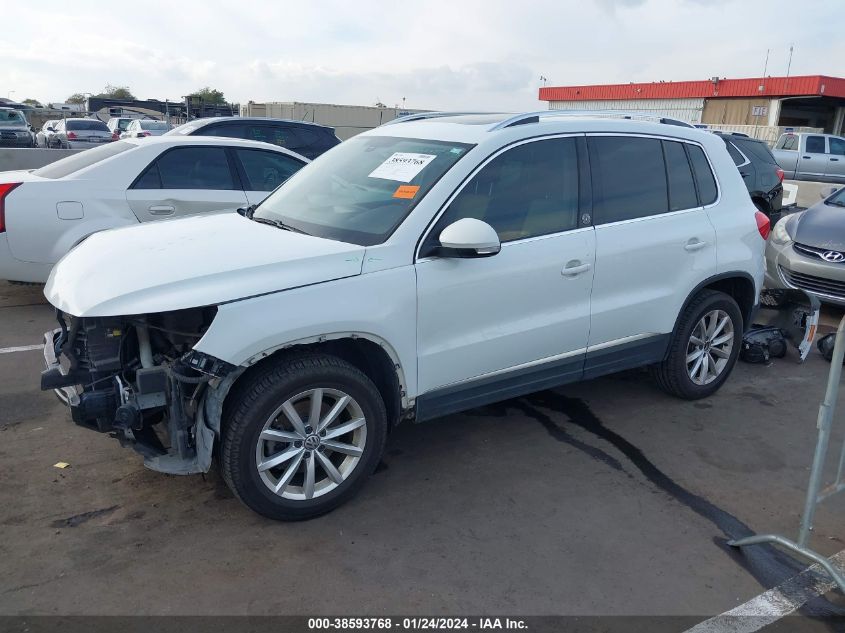 VIN WVGSV7AX4HW509205 2017 VOLKSWAGEN TIGUAN 2.0T WOLFSBURG EDITION