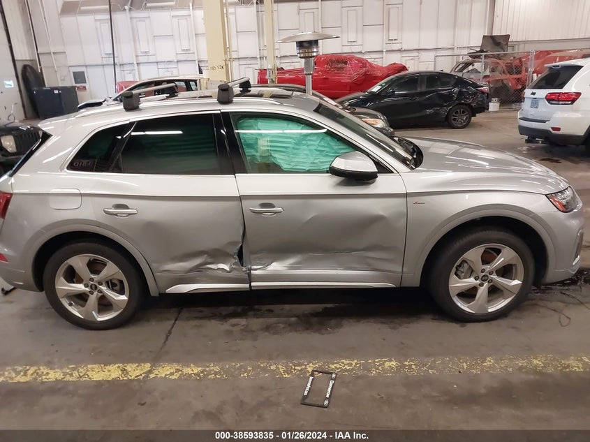 VIN WA1EAAFY0N2128735 2022 AUDI Q5 PREMIUM PLUS 45