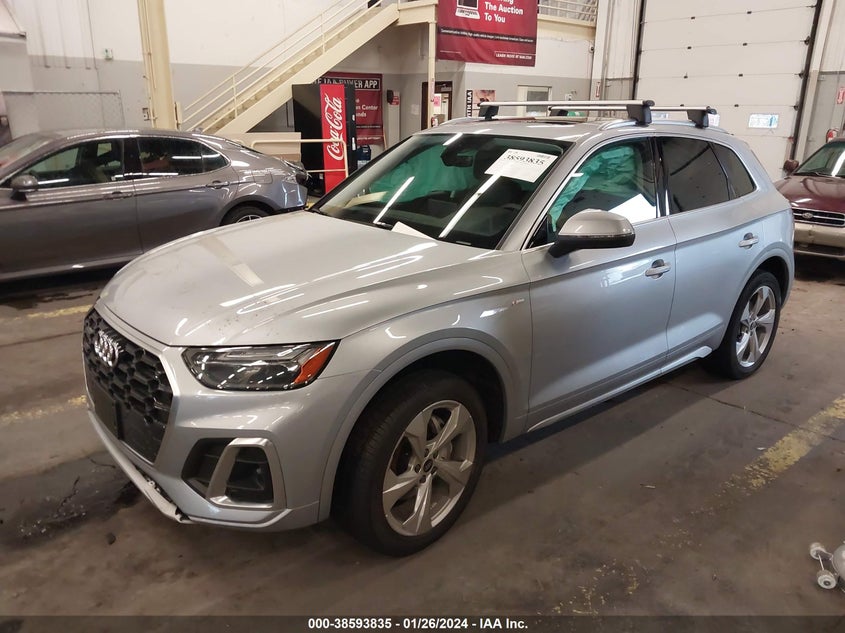 VIN WA1EAAFY0N2128735 2022 AUDI Q5 PREMIUM PLUS 45