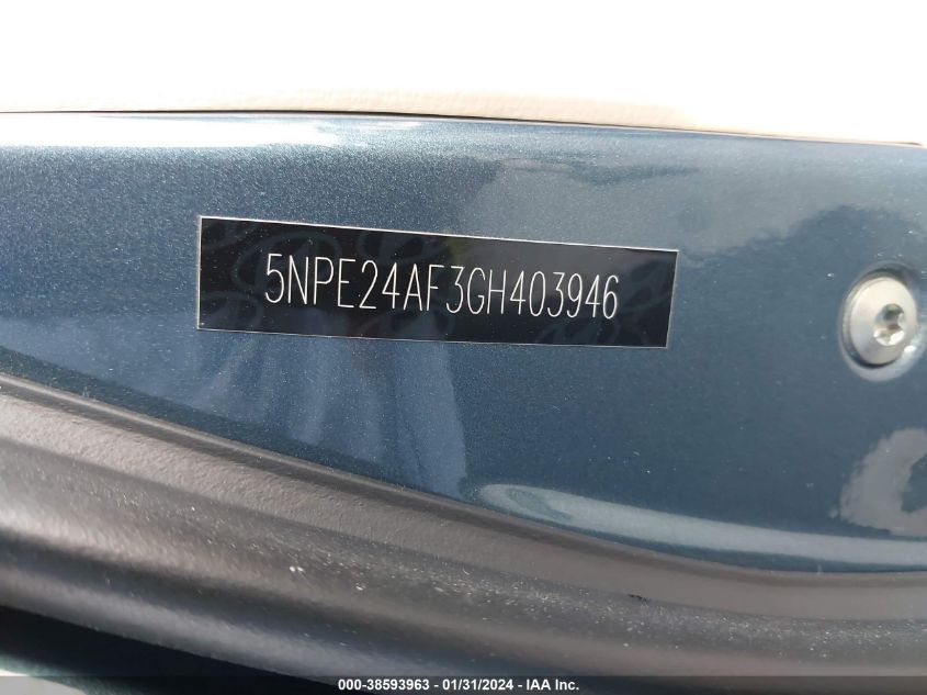 2016 HYUNDAI SONATA SE - 5NPE24AF3GH403946