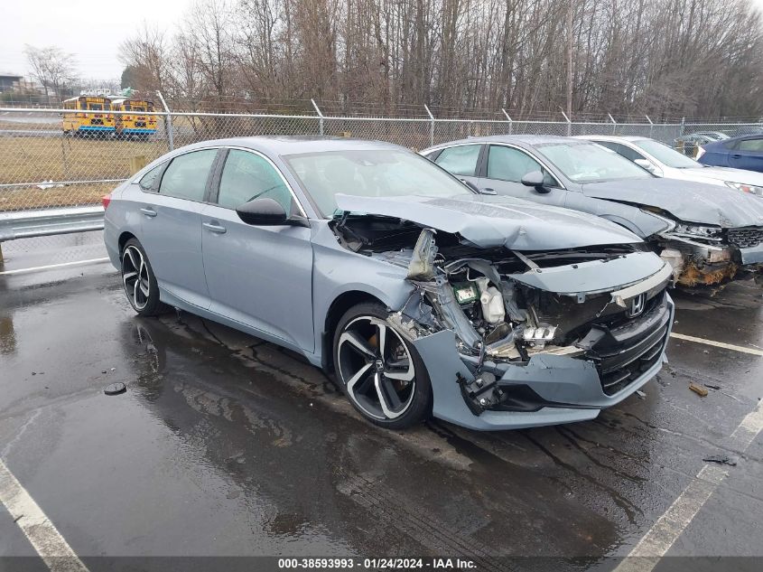 2021 HONDA ACCORD SPORT - 1HGCV2F30MA033965