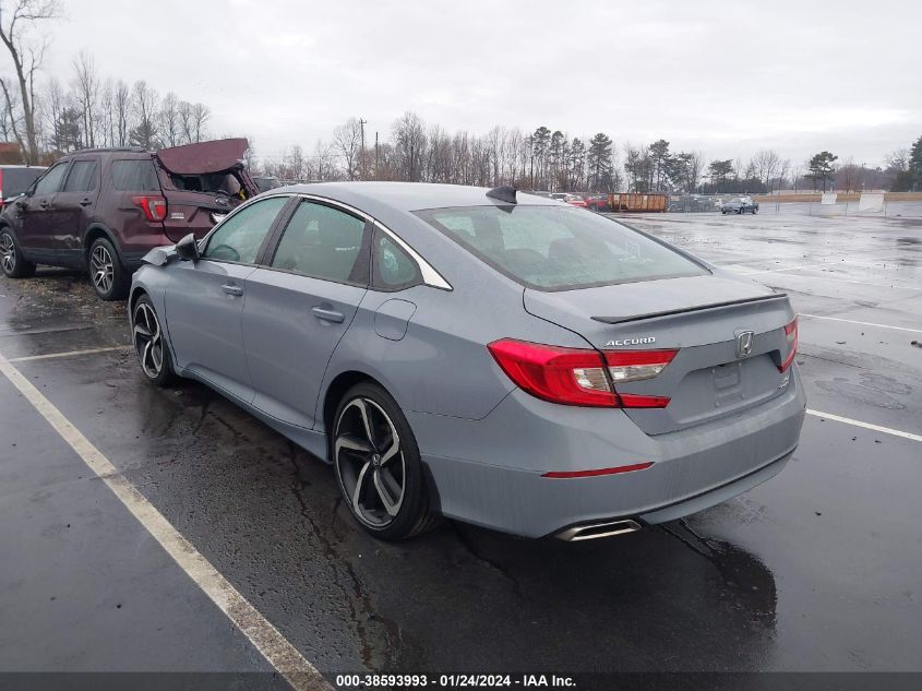 2021 HONDA ACCORD SPORT - 1HGCV2F30MA033965