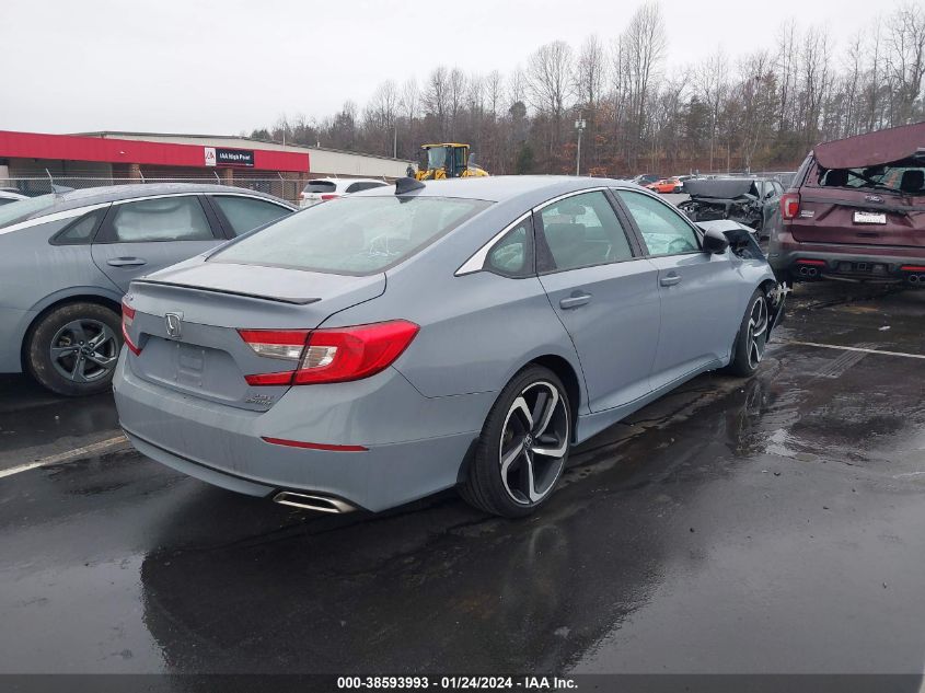 2021 HONDA ACCORD SPORT - 1HGCV2F30MA033965