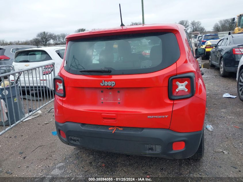 2018 JEEP RENEGADE SPORT - ZACCJAAB7JPG82094