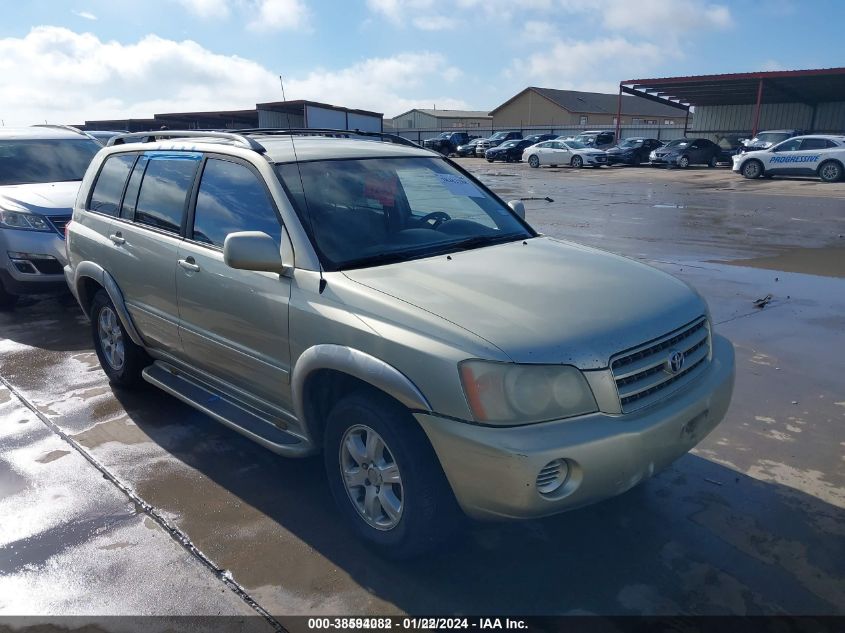 JTEGF21A830100573 | 2003 TOYOTA HIGHLANDER