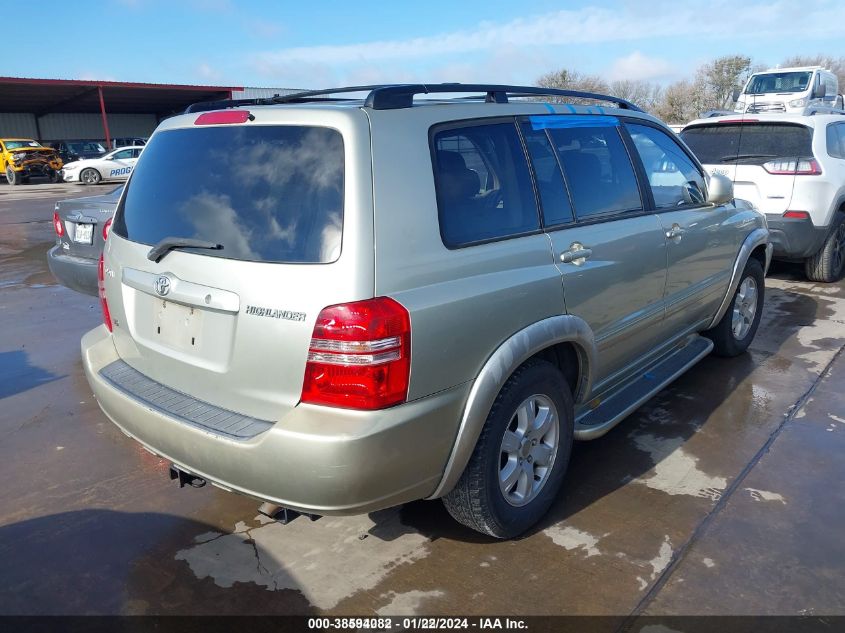 JTEGF21A830100573 | 2003 TOYOTA HIGHLANDER