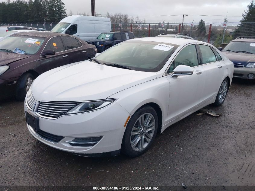 2014 LINCOLN MKZ HYBRID 3LN6L2LU9ER816462