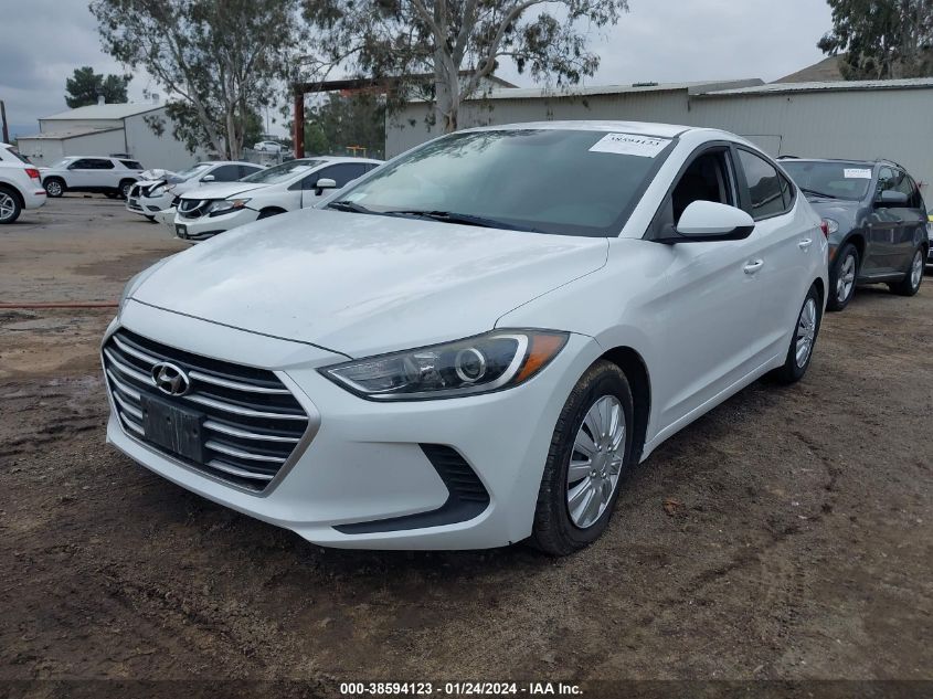 VIN 5NPD74LF8HH155351 2017 HYUNDAI ELANTRA SE