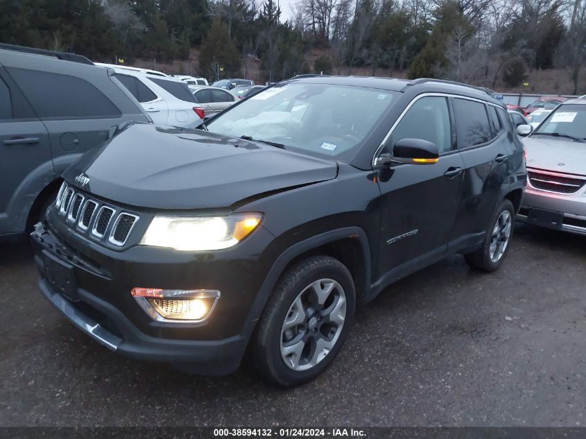 2018 JEEP COMPASS LIMITED 4X4 - 3C4NJDCB8JT334174