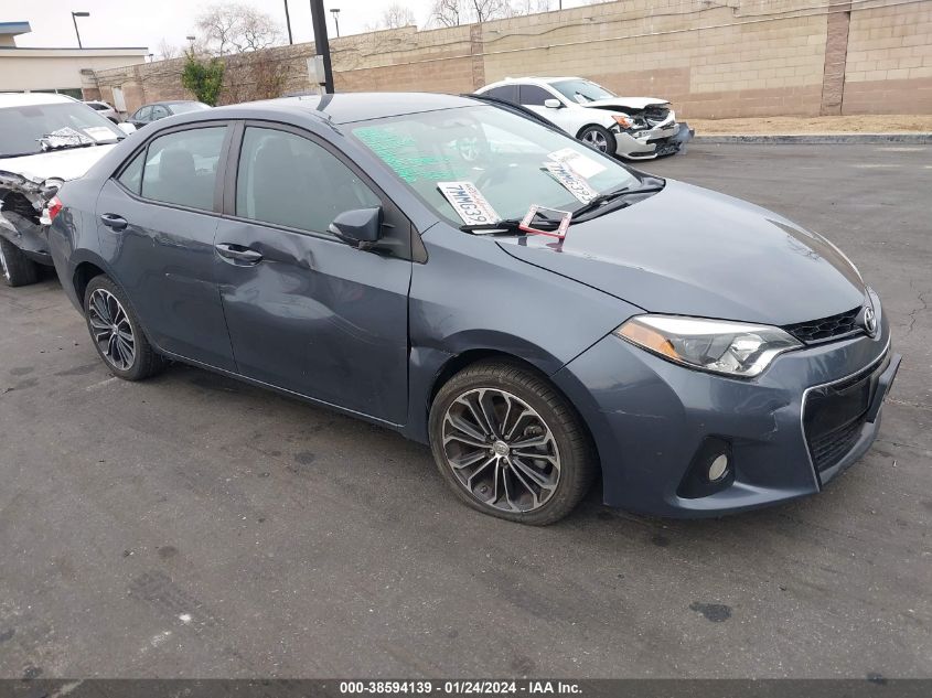 2015 TOYOTA COROLLA S PLUS - 5YFBURHE9FP361646