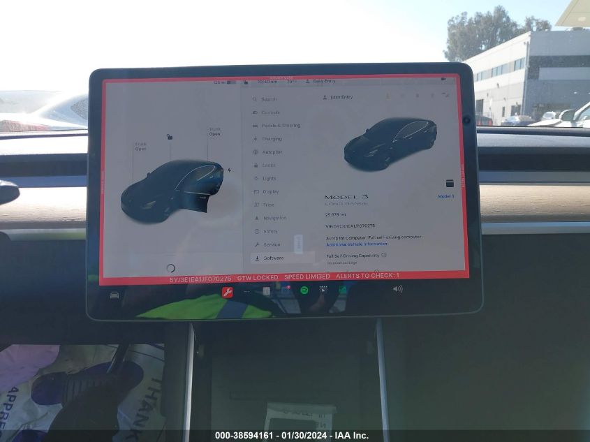 2018 TESLA MODEL 3 - 5YJ3E1EA1JF070275