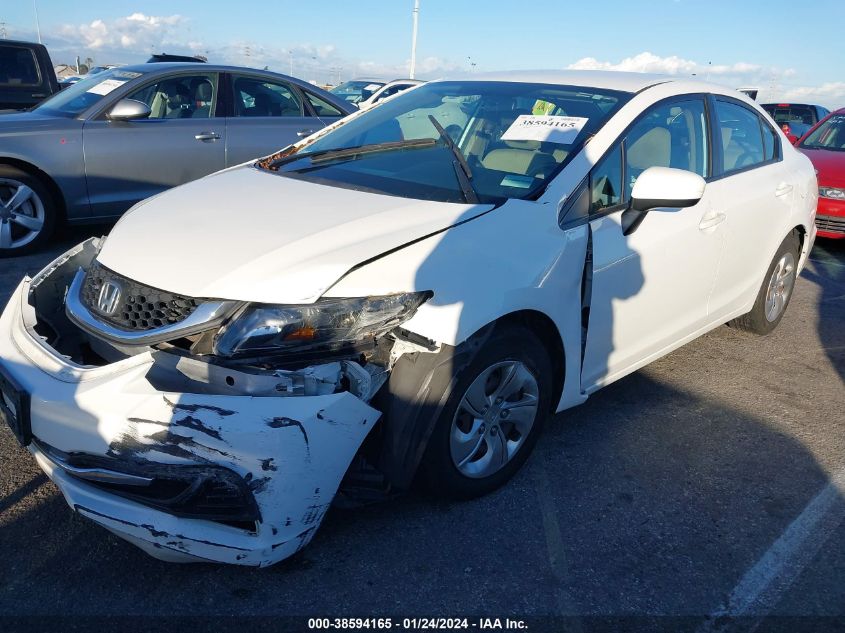 2015 HONDA CIVIC LX - 19XFB2F59FE289706