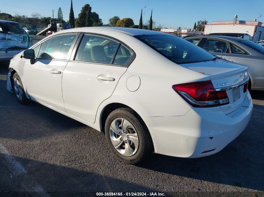 2015 HONDA CIVIC LX - 19XFB2F59FE289706
