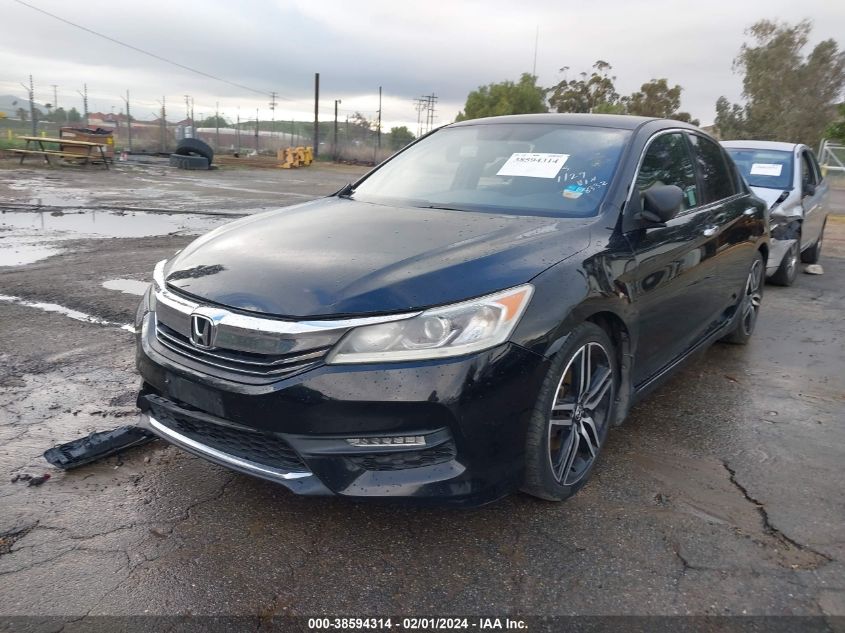 2016 HONDA ACCORD SPORT - 1HGCR2F52GA228332
