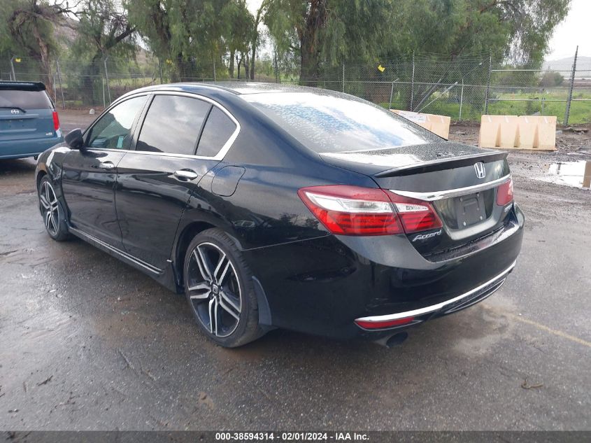 2016 HONDA ACCORD SPORT - 1HGCR2F52GA228332