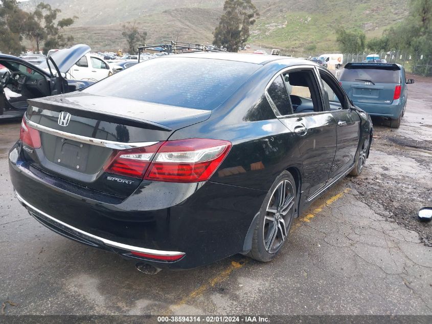 2016 HONDA ACCORD SPORT - 1HGCR2F52GA228332