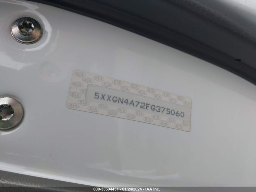 2015 KIA OPTIMA EX - 5XXGN4A72FG375060