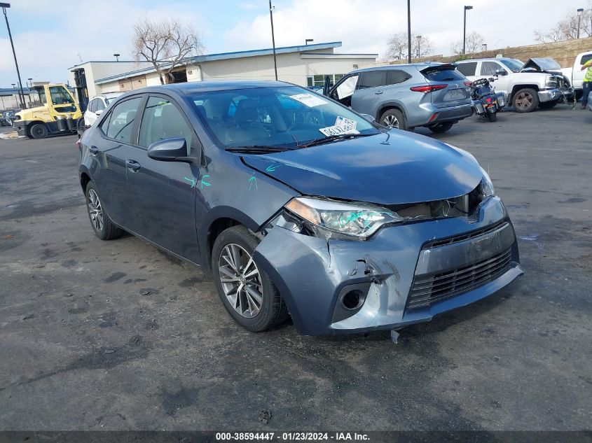 2016 TOYOTA COROLLA LE PLUS - 2T1BURHE3GC615658